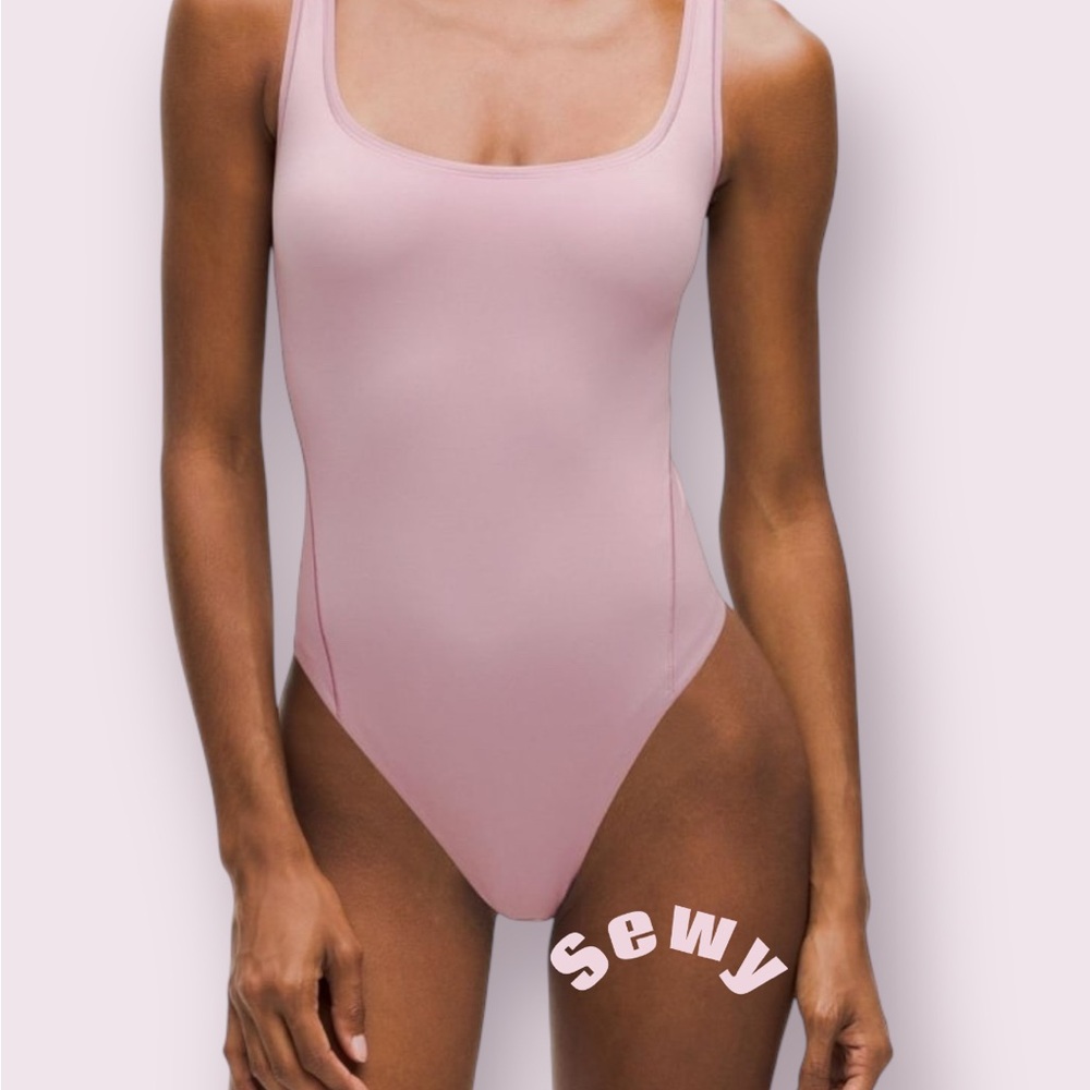 NWT Lululemon Women’s Wundermost Ultra-Soft Nulu Square-Neck Sleeveless Bodysuit